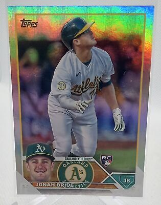 2023 Topps Oakland Athletics #OAK-12 Jonah Bride Rainbow Foil Rookie