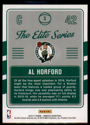 2016-17 Donruss #6 Al Horford The Elite Series