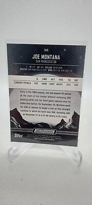 2023 Topps Composite #345 Joe Montana Midnight