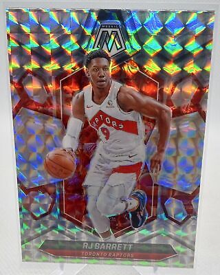 2023-24 Panini Mosaic #53 RJ Barrett Silver Mosaic Prizm