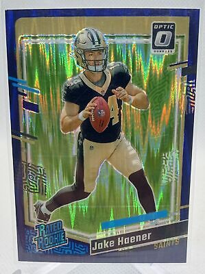 2023 Donruss Optic #277 Jake Haener Purple Shock Rated Rookie