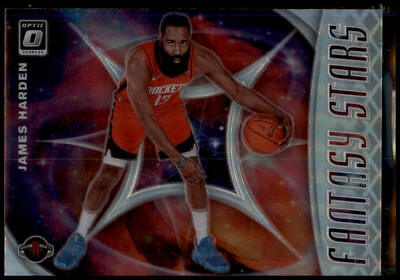 2019-20 Donruss Optic #11 James Harden Fantasy Stars Holo