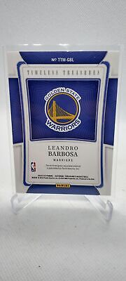 2022-23 Panini National Treasures  Leandro Barbosa Timeless Treasures Patch #/99