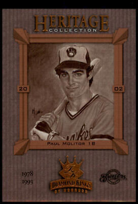 2002 Donruss Diamond Kings #HC-19 Paul Molitor Heritage Collection