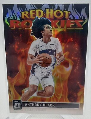 2023-24 Donruss Optic #10 Anthony Black Red Hot Rookies Holo