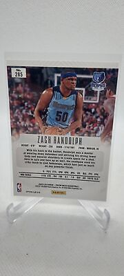 2023-24 Panini Prizm Deca #285 Zach Randolph Base Prizms Red #/199