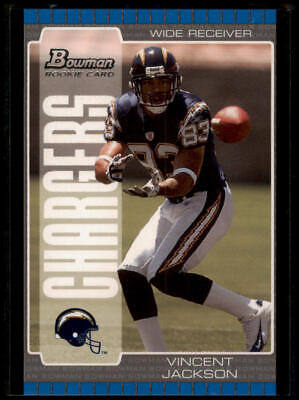 2005 Bowman #136 Vincent Jackson Rookie Card