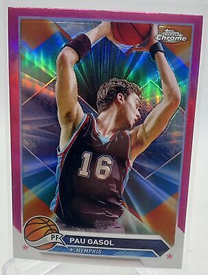 2023-24 Topps Chrome #179 Pau Gasol Pink Refractors