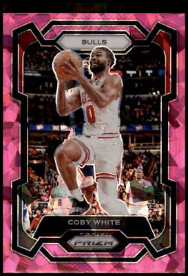 2023-24 Panini Prizm #239 Coby White Prizms Pink Ice