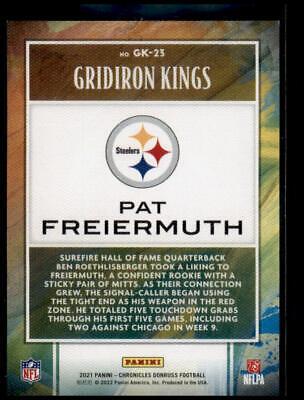 2021 Panini Chronicles #GK-23 Pat Freiermuth Gridiron Kings