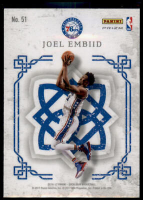 2016-17 Panini Excalibur #51 Joel Embiid Crusade Silver