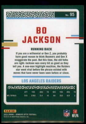 2023 Donruss Optic #95 Bo Jackson