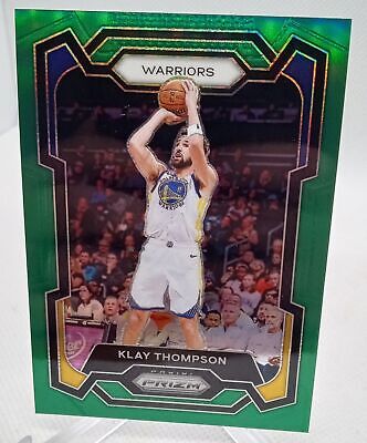 2023-24 Panini Prizm #109 Klay Thompson Prizms Green