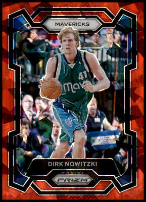 2023-24 Panini Prizm #187 Dirk Nowitzki Prizms Red Ice