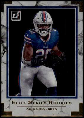 2020 Donruss #ESR-ZM Zack Moss Elite Series Rookies