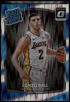 2017-18 Donruss Optic #199 Lonzo Ball Rated Rookie Shock