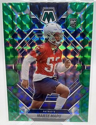 2023 Panini Mosaic #345 Marte Mapu Green Mosaic Rookie