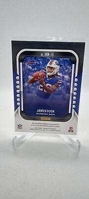 2022 Panini Absolute #ARM-15 James Cook Absolute Rookie Materials Gold #/49