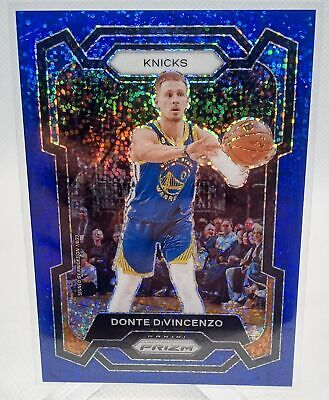 2023-24 Panini Prizm #280 Donte DiVincenzo Prizms Blue Sparkle #/144