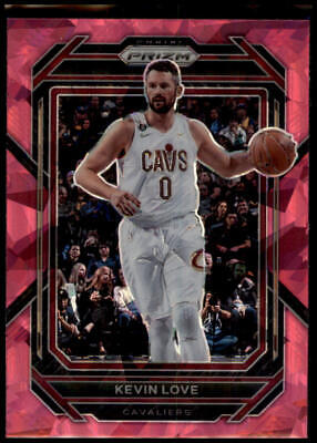 2022-23 Panini Prizm #90 Kevin Love Prizms Pink Ice