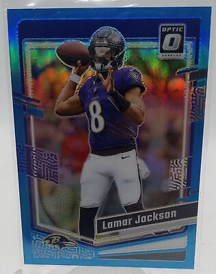 2023 Donruss Optic #14 Lamar Jackson Aqua Prizm /299