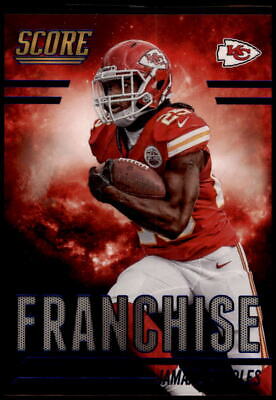 2014 Score #F11 Jamaal Charles Franchise Blue