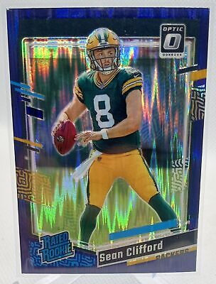 2023 Donruss Optic #242 Sean Clifford Purple Shock Rated Rookie