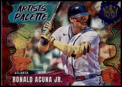 2022 Panini Diamond Kings #AP-14 Ronald Acuna Jr. Artist's Palette