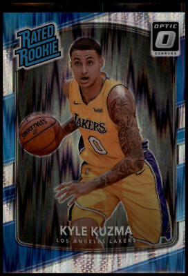 2017-18 Donruss Optic #174 Kyle Kuzma Rated Rookie Shock