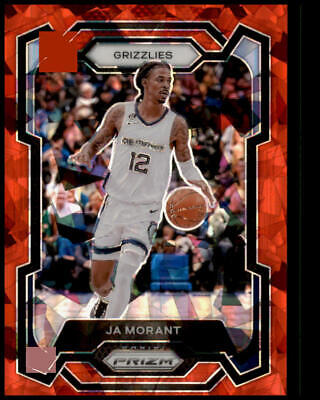 2023-24 Panini Prizm #96 Ja Morant Prizms Red Ice