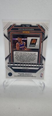 2022-23 Panini Prizm #140 Devin Booker Prizms Red #/299