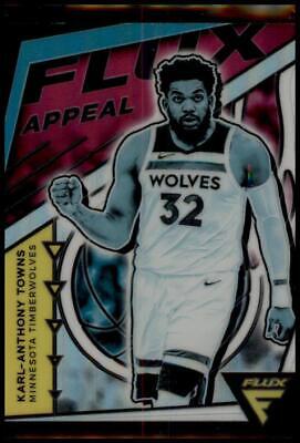 2020-21 Panini Flux #21 Karl-Anthony Towns Flux Appeal Silver