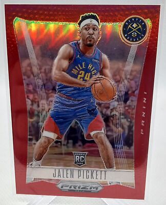 2023-24 Panini Prizm Deca #225 Jalen Pickett Base Prizms Red #/199 Rookie