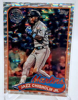 2024 Topps #89B-5 Jazz Chisholm Jr. 1989 Topps Baseball 35th Anniversary Sparkle