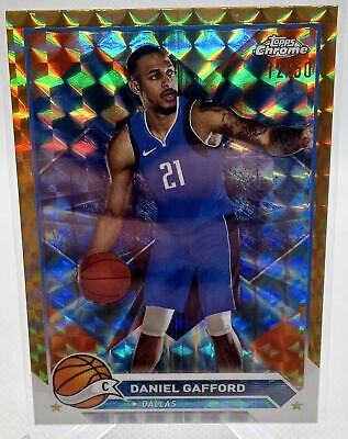 2023-24 Topps Chrome #68 Daniel Gafford Gold Refractors #/50