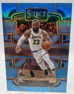 2023-24 Panini Select #66 LeBron James Light Blue Prizms #/299