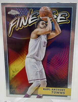 2023-24 Topps Chrome #F-19 Karl-Anthony Towns Finesse