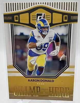 2022 Donruss #CIH-3 Aaron Donald Champ is Here