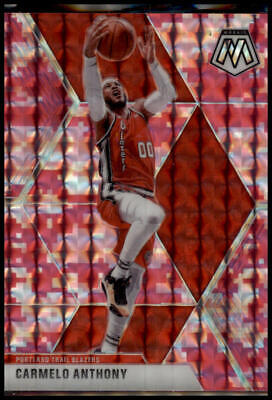 2019-20 Panini Mosaic #25 Carmelo Anthony Camo Pink