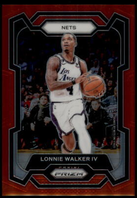 2023-24 Panini Prizm #231 Lonnie Walker IV Prizms Red #/299