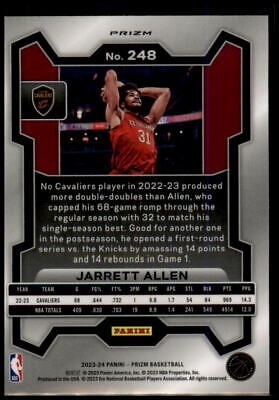 2023-24 Panini Prizm #248 Jarrett Allen Prizms Silver