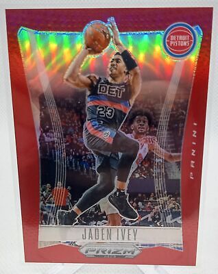 2023-24 Prizm Deca #257 Jaden Ivey Base Prizms Red #/199