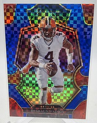 2022 Panini Select #123 Deshaun Watson Blue Prizm #/149