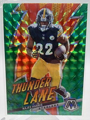 2023 Panini Mosaic #TL-NH Najee Harris Thunder Lane Mosaic Green