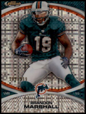 2010 Finest #54 Brandon Marshall Xfractors #/399