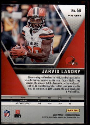 2020 Panini Mosaic #56 Jarvis Landry Prizm Red Hobby Exclusive Rare