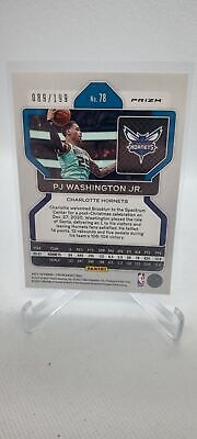 2021-22 Panini Prizm #78 PJ Washington Jr. Blue #/199