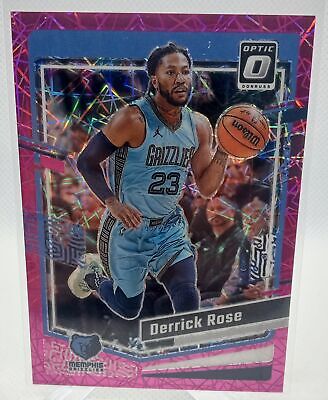 2023-24 Donruss Optic #34 Derrick Rose Pink Velocity #/79