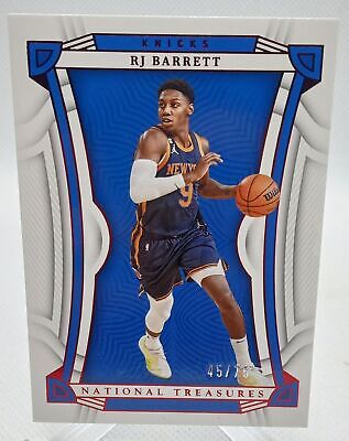 2022-23 Panini National Treasures #44 RJ Barrett Red #/75