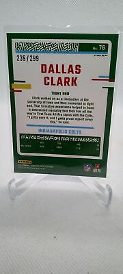 2023 Donruss Optic #76 Dallas Clark Aqua Prizm /299